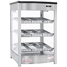 Skyfood FWD3S9P Food Warmer Display Case - Triple Shelf 9 Pans - Steam Line