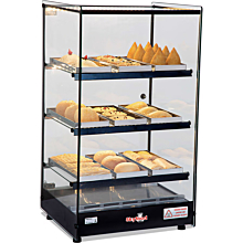 Skyfood FWD3T-9P 18-1/2" Countertop Heated Display Case w/ 3 Shelves