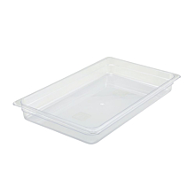 Winco SP7102 Full Size Clear Polycarbonate Food Pan - 2 1/2" Depth