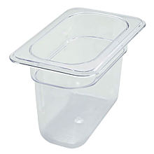 Winco SP7906 6" Deep Ninth Size Polycarbonate Food Pan