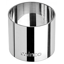 Winco SPM-21R Round Stainless Steel Pastry Mold