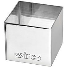 Winco SPM-22S Square Stainless Steel Pastry Mold