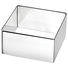 Winco SPM-275S Square Stainless Steel Pastry Mold