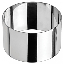 Winco SPM-31R Round Stainless Steel Pastry Mold