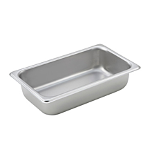 Winco SPQ2 1/4 Size Steam Table Food Pan, 2-1/2" Deep