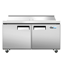 Coldline SP60T 60" Refrigerated Sandwich Prep Table with Cutting Board and Food Pans