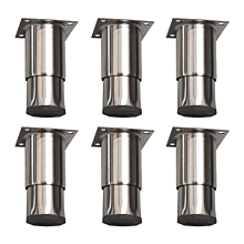 Standard Range 6" Adjustable Stainless Steel Legs for Ranges, Set of 6