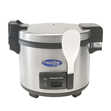 Atosa CookRite SRC-60H Electric Rice Cooker and Warmer 60 Cups Cooked / 30 Cups Uncooked Rice, w/ Rice Paddle Holder