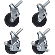 Turbo Air 2.5" Casters (2 with Brake) 1/2" Diameter & 13 TPI