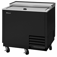 Turbo Air TBC-36SB-GF-N Super Deluxe Series 36" Black Glass / Mug Froster - 10 Cu.Ft.