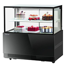 Turbo Air TBP48-46NN-B 47" Black Refrigerated Bakery Display Case - 12 Cu. Ft.