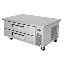 Turbo Air TCBE-52SDR-E-N Super Deluxe Series 58" Extended Top Two Drawer Chef Base Refrigerator - 9 Cu. Ft.