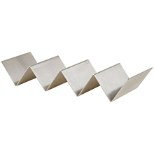 Winco TCHS-34 Stainless Steel Taco Holder 3-4 Compartments