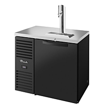True TDR36-RISZ1-L-B-S-1 36" Reach-In One-Section Solid Door Refrigerated Draft Bar Cooler with One Tap Column