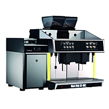 Grindmaster Commercial Coffee Equipment TDSTLC Two Group Super Automatic Unic Tango St Duo Milk Espresso Machine - 208V