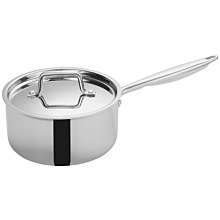 Winco TGAP-4 3-1/2 Qt. Tri-Gen Tri-Ply Induction Ready Sauce Pan with Cover