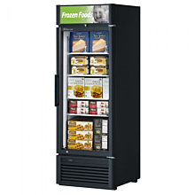Turbo Air TGF-23SDB-N 27" Super Deluxe Black Glass Swing Door Merchandiser Freezer - 18 Cu. Ft.