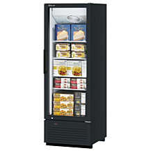 Turbo Air TGF-23SDHB-N Super Deluxe Series 27" Black Glass Swing Door Freezer Merchandiser - 18 Cu. Ft.