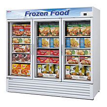 Turbo Air TGF-72F 3 Door Freezer Merchandiser