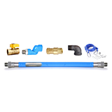 Sapphire TGH-7548QD 3/4" X 48" Quick Disconnect Gas Hose Kit