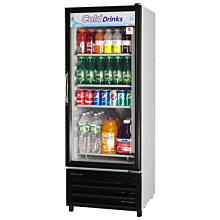 Turbo Air TGM-11RV-N6 24" Glass Swing Door Merchandiser Refrigerator - 10 Cu. Ft.