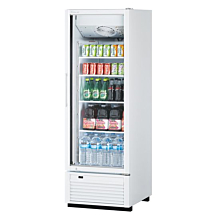 Turbo Air TGM-23SDHW-N6 Super Deluxe Series 27" White Glass Swing Door Refrigerated Merchandiser - 19 Cu. Ft.