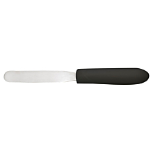 Winco TKPS-4 Bakery Spatula with Black Polypropylene Handle