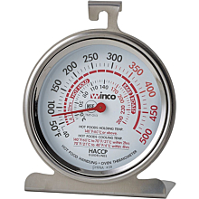 Winco TMT-OV3 3" Diameter Oven Thermometer