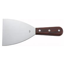 Winco TN54 Grill Scraper with Wooden Handle