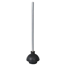Winco TP-300 19" Rubber Bathroom Toilet Plunger