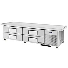 True TRCB-79-86 86" 4 Drawer Refrigerated Chef Base