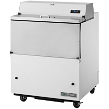 True TMC-34-SS-HC Milk Cooler w/ Top & Side Access - (512) Half Pint Carton Capacity, 115v