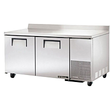 True TWT-67 67" Worktop Refrigerator w/ (2) Sections, 115v