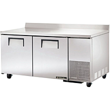 True TWT-67~SPEC1 67" Worktop Refrigerator w/ (2) Sections, 115v