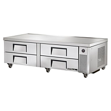 True TRCB-72 72" 4 Drawer Refrigerated Chef Base