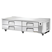 True TRCB-82 82" 4 Drawer Refrigerated Chef Base