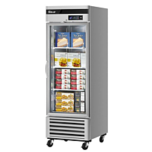 Turbo Air TSF-23GSD-N 27" Super Deluxe Series Reach-In Glass Door Display Freezer - 19 Cu. Ft.