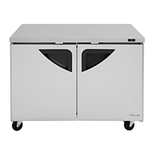 Turbo Air TUR-48SD-N-AL 48" Two Section All Left Hinge Undercounter Refrigerator - 12 Cu. Ft.