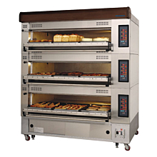  Electric Triple Deck Oven, Tray Size (16