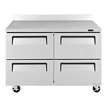 Turbo Air TWR-48SD-D4 48" Super Deluxe Worktop Refrigerator
