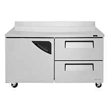 Turbo Air TWR-60SD-D2 60" Super Deluxe Worktop Refrigerator