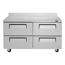 Turbo Air TWR-60SD-D4 60" Super Deluxe Worktop Refrigerator