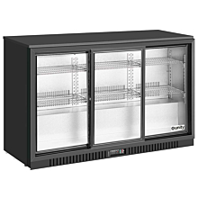 Unity S-BB3 54" Countertop Three Sliding Door Merchandising Refrigerator