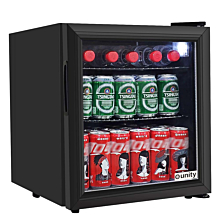 Unity U-CR1 17" Black Countertop Display Refrigerated Merchandiser - 1.8 cu ft.
