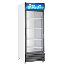 Unity U-GM1 24" One Glass Door Merchandiser Refrigerator with LED Lighting