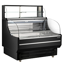 Marchia USTAR-M48 48" Black Low Profile Open Air Cooler Grab and Go with Dry Top Case