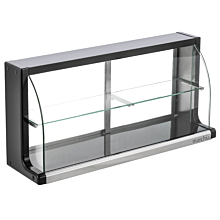 Marchia USTAR-T36 36" Dry Curved Glass Bakery Display Case, Non Refrigerated