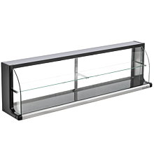 Marchia USTAR-T60 57" Dry Curved Glass Bakery Display Case, Non Refrigerated