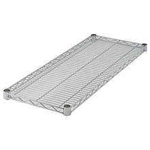 Winco VC-1424 24" x 14" Chrome Plated Wire Shelf