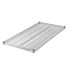 Winco VC-2124 24" x 21" Chrome Plated Wire Shelf